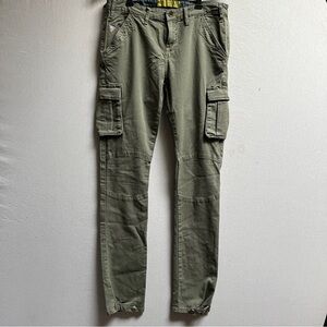 NWT Guess Green Cargo Slim Pants Sz 32